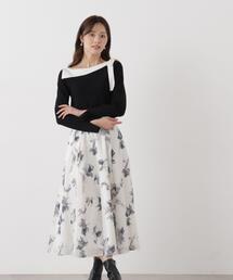 PROPORTION BODY DRESSING | フラワープリントスカート / 1216120103(スカート)