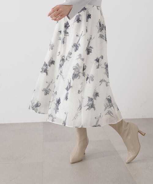 PROPORTION BODY DRESSING（プロポーションボディドレッシング）の「フラワープリントスカート / 1216120103（スカート・レディース・ピンク/グレー/ブルー・SMALL/PSS/P/S/MEDIUM）」の14枚目の写真
