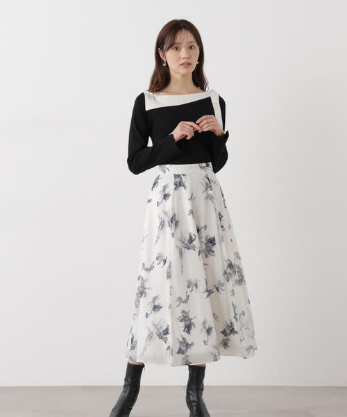 PROPORTION BODY DRESSING（プロポーションボディドレッシング）の「フラワープリントスカート / 1216120103（スカート・レディース・ピンク/グレー/ブルー・SMALL/PSS/P/S/MEDIUM）」の16枚目の写真