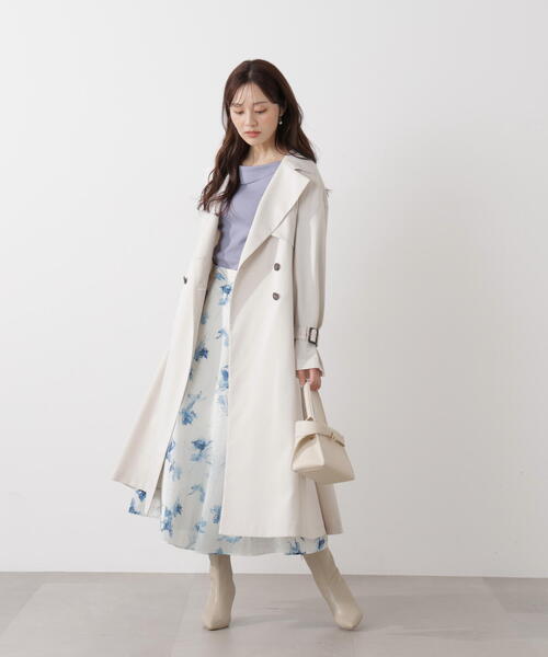 PROPORTION BODY DRESSING（プロポーションボディドレッシング）の「フラワープリントスカート / 1216120103（スカート・レディース・ピンク/グレー/ブルー・SMALL/PSS/P/S/MEDIUM）」の4枚目の写真