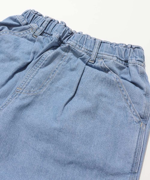 KRIFF MAYER Kid's Collection（クリフメイヤーキッズコレクション）の「ライトオンスデニムシェフパンツ(セットアップ可）（デニムパンツ・キッズ・ライトブルー/ダークブルー/ストライプ/ネイビー系1・120/130/140/150/160/170）」の16枚目の写真