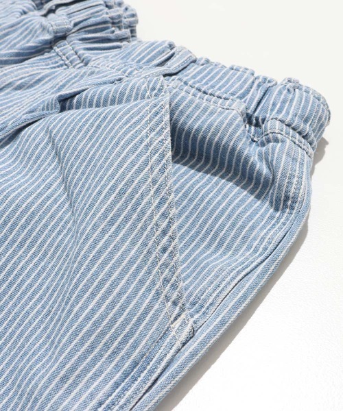 KRIFF MAYER Kid's Collection（クリフメイヤーキッズコレクション）の「ライトオンスデニムシェフパンツ(セットアップ可）（デニムパンツ・キッズ・ライトブルー/ダークブルー/ストライプ/ネイビー系1・120/130/140/150/160/170）」の17枚目の写真