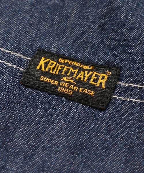 KRIFF MAYER Kid's Collection（クリフメイヤーキッズコレクション）の「ライトオンスデニムシェフパンツ(セットアップ可）（デニムパンツ・キッズ・ライトブルー/ダークブルー/ストライプ/ネイビー系1・120/130/140/150/160/170）」の19枚目の写真