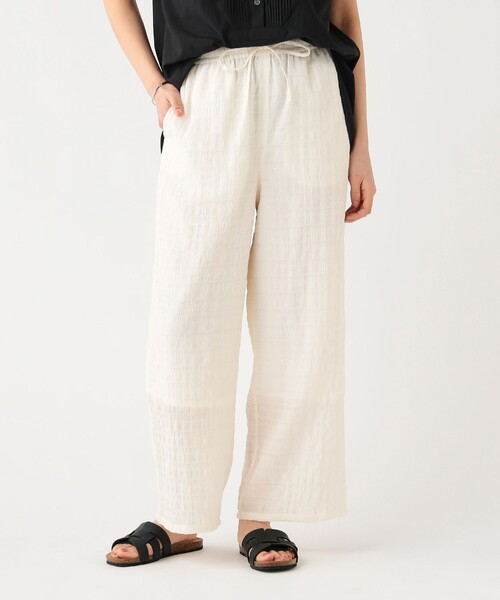 BEAMS HEART(ビームスハート)の「ワッシャー リラックス パンツ(その他パンツ・レディース・レッド/ブラウン/ブラック/ホワイト系その他5・FREE)」の2枚目の写真