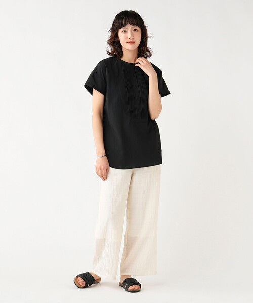 BEAMS HEART(ビームスハート)の「ワッシャー リラックス パンツ(その他パンツ・レディース・レッド/ブラウン/ブラック/ホワイト系その他5・FREE)」の5枚目の写真
