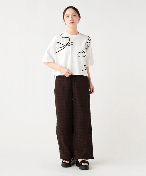 BEAMS HEART(ビームスハート)の「ワッシャー リラックス パンツ(その他パンツ・レディース・レッド/ブラウン/ブラック/ホワイト系その他5・FREE)」の13枚目の写真