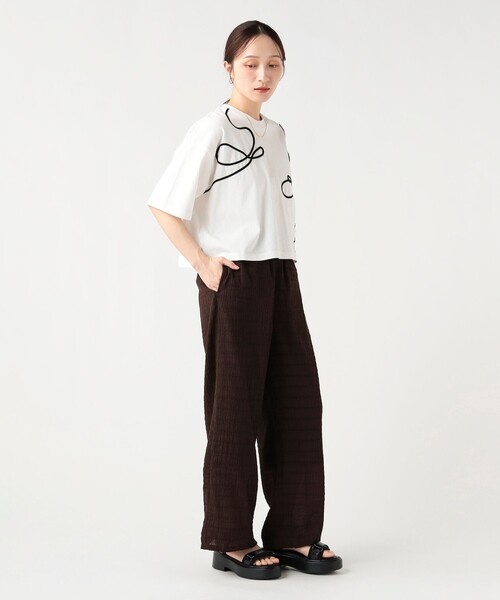 BEAMS HEART(ビームスハート)の「ワッシャー リラックス パンツ(その他パンツ・レディース・レッド/ブラウン/ブラック/ホワイト系その他5・FREE)」の14枚目の写真