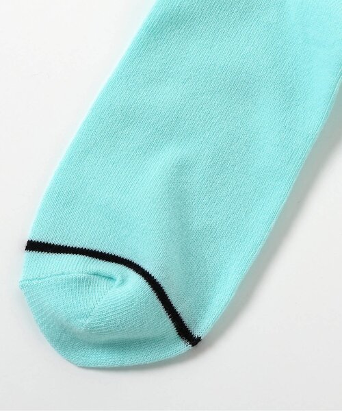 algy（アルジー）の「ビッグロゴクルーソックス（ソックス/靴下・キッズ・ミント/ブラック/ピンク・24/21）」の7枚目の写真