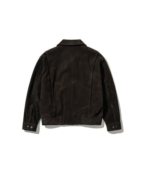 ANDROS(アンドロス)の「Torino Suede Leather Jacket (Deep Brown)(ライダースジャケット・メンズ・その他・LARGE)」の3枚目の写真