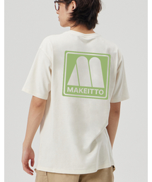 [SQUARE LOGO] CREW NECK TEE_CREAM