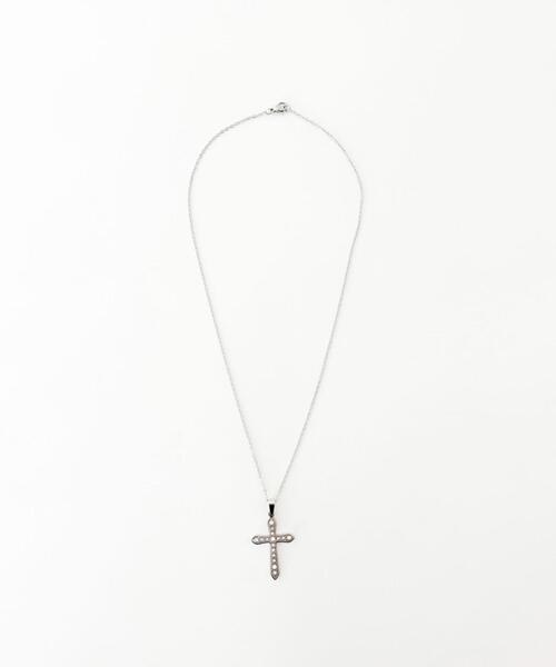 WEGO(ウィゴー)の「WEGO/ラインストーンクロスネックレス(ネックレス・メンズ・その他1/その他2・FREE)」の4枚目の写真