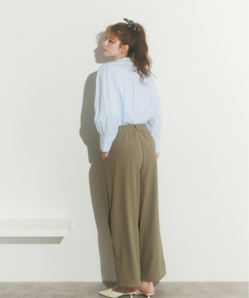 Olu.（オルドット）の「ビッグリボンシャツブラウス（シャツ/ブラウス・レディース・ホワイト/ブルー・FREE）」の12枚目の写真