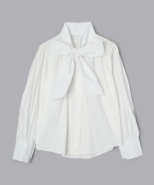 Olu.（オルドット）の「ビッグリボンシャツブラウス（シャツ/ブラウス・レディース・ホワイト/ブルー・FREE）」の20枚目の写真