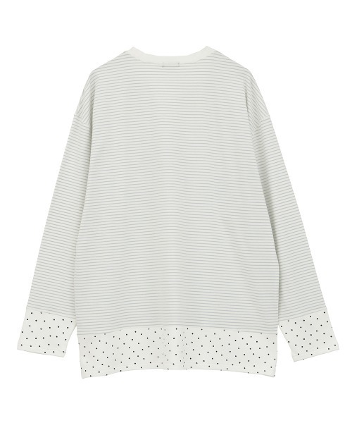 Candy Stripper（キャンディストリッパー）の「ANGEL BUNNY LAYERED トップス（Tシャツ/カットソー・レディース・ピンク/ブラック/ライトブルー/グレー・FREE）」の17枚目の写真