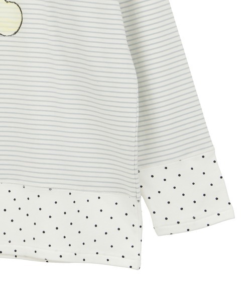 Candy Stripper（キャンディストリッパー）の「ANGEL BUNNY LAYERED トップス（Tシャツ/カットソー・レディース・ピンク/ブラック/ライトブルー/グレー・FREE）」の19枚目の写真