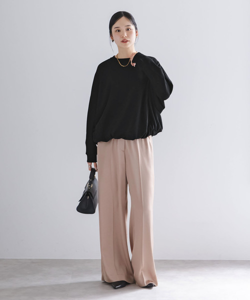 COGTHEBIGSMOKE（コグザビッグスモーク）の「COG THE BIGSMOKE/コグザビッグスモークNAOMI STINGRAY TOP（スウェット・レディース・ライトグレー/ホワイト/ブラック・FREE）」の4枚目の写真