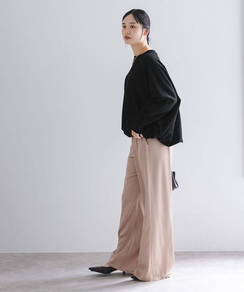 COGTHEBIGSMOKE（コグザビッグスモーク）の「COG THE BIGSMOKE/コグザビッグスモークNAOMI STINGRAY TOP（スウェット・レディース・ライトグレー/ホワイト/ブラック・FREE）」の5枚目の写真