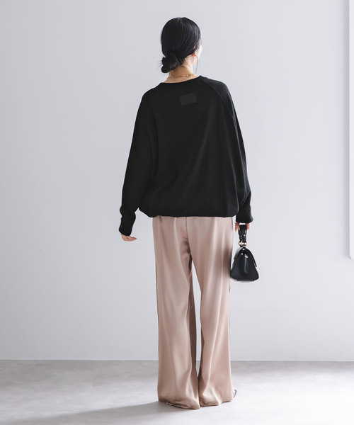 COGTHEBIGSMOKE（コグザビッグスモーク）の「COG THE BIGSMOKE/コグザビッグスモークNAOMI STINGRAY TOP（スウェット・レディース・ライトグレー/ホワイト/ブラック・FREE）」の6枚目の写真