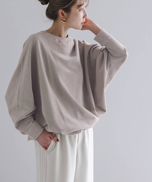 COGTHEBIGSMOKE（コグザビッグスモーク）の「COG THE BIGSMOKE/コグザビッグスモークNAOMI STINGRAY TOP（スウェット・レディース・ライトグレー/ホワイト/ブラック・FREE）」の9枚目の写真