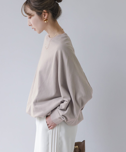 COGTHEBIGSMOKE（コグザビッグスモーク）の「COG THE BIGSMOKE/コグザビッグスモークNAOMI STINGRAY TOP（スウェット・レディース・ライトグレー/ホワイト/ブラック・FREE）」の13枚目の写真