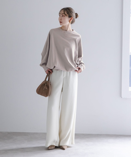 COGTHEBIGSMOKE（コグザビッグスモーク）の「COG THE BIGSMOKE/コグザビッグスモークNAOMI STINGRAY TOP（スウェット・レディース・ライトグレー/ホワイト/ブラック・FREE）」の15枚目の写真