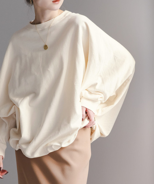 COGTHEBIGSMOKE（コグザビッグスモーク）の「COG THE BIGSMOKE/コグザビッグスモークNAOMI STINGRAY TOP（スウェット・レディース・ライトグレー/ホワイト/ブラック・FREE）」の18枚目の写真