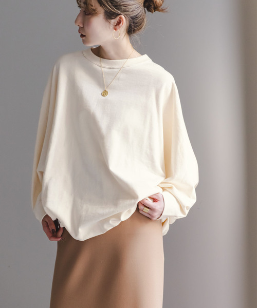 COGTHEBIGSMOKE（コグザビッグスモーク）の「COG THE BIGSMOKE/コグザビッグスモークNAOMI STINGRAY TOP（スウェット・レディース・ライトグレー/ホワイト/ブラック・FREE）」の19枚目の写真