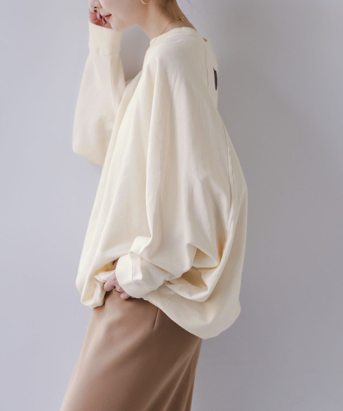 COGTHEBIGSMOKE（コグザビッグスモーク）の「COG THE BIGSMOKE/コグザビッグスモークNAOMI STINGRAY TOP（スウェット・レディース・ライトグレー/ホワイト/ブラック・FREE）」の22枚目の写真