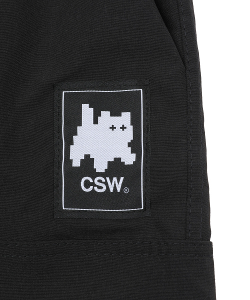 CATSAVETHEWORLD(キャットセーブザワールド)の「リベア ポリエステル カーゴ バミューダ ハーフパンツ 男女共用(その他パンツ・メンズ・ブラック・FREE)」の4枚目の写真