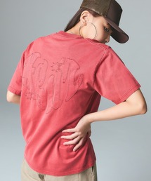 PIGMENT DYED HEART AND LOGO S/S TEE