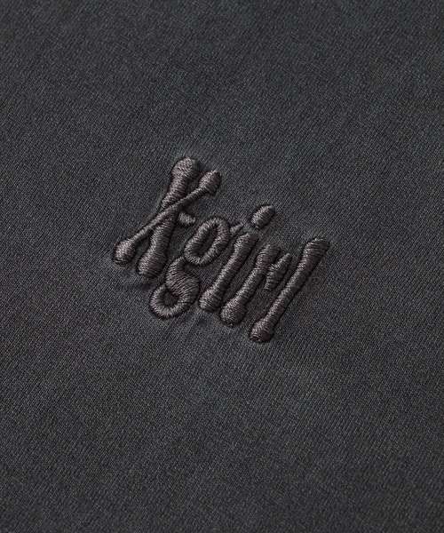 X-girl(エックスガール)の「PIGMENT DYED HEART AND LOGO S/S TEE(Tシャツ/カットソー・レディース・ブラック/オリーブ/レッド・S/M/L/XL)」の8枚目の写真