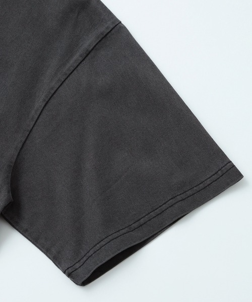 X-girl(エックスガール)の「PIGMENT DYED HEART AND LOGO S/S TEE(Tシャツ/カットソー・レディース・ブラック/オリーブ/レッド・S/M/L/XL)」の11枚目の写真