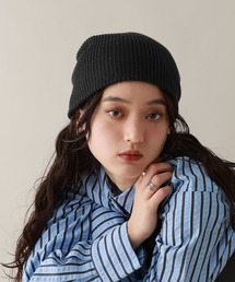 RAGEBLUE | リブカラービーニ－(ニットキャップ/ビーニー)