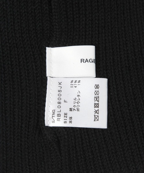 RAGEBLUE(レイジブルー)の「リブカラービーニ-(ニットキャップ/ビーニー・レディース・その他22/ブラック/ブラック系その他/ベージュ系その他2・FREE)」の20枚目の写真