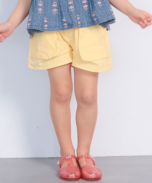 MARKEY'S（マーキーズ）の「マチ付きポケットショートパンツ（その他パンツ・キッズ・グリーン/グレー系その他/イエロー/ブルー系その他/ピンク/ベージュ系その他/ホワイト系その他・100/90/80/110/130/120）」の6枚目の写真