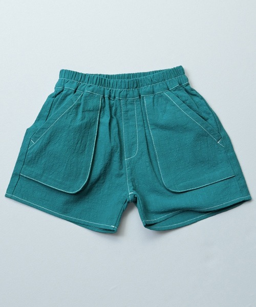 MARKEY'S（マーキーズ）の「マチ付きポケットショートパンツ（その他パンツ・キッズ・グリーン/グレー系その他/イエロー/ブルー系その他/ピンク/ベージュ系その他/ホワイト系その他・100/90/80/110/130/120）」の8枚目の写真