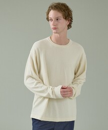 ABAHOUSE | コットンブークレー クルーネックニット(ニット/セーター)
