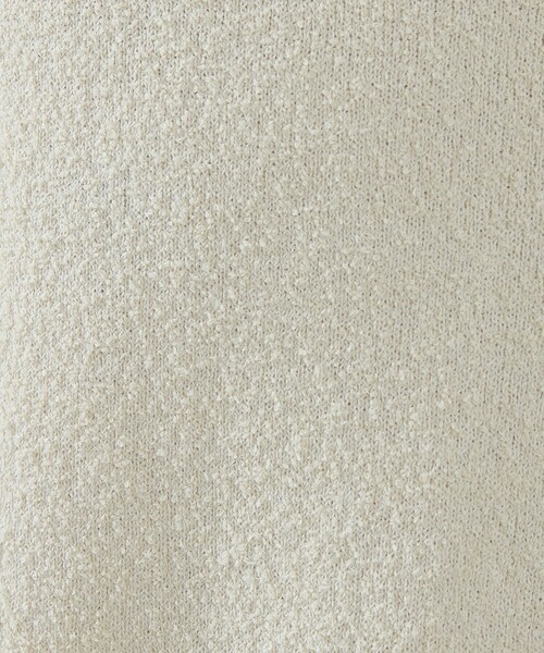 ABAHOUSE（アバハウス）の「コットンブークレー クルーネックニット（ニット/セーター・メンズ・ブラック/オフホワイト/ブラウン・46/48）」の8枚目の写真