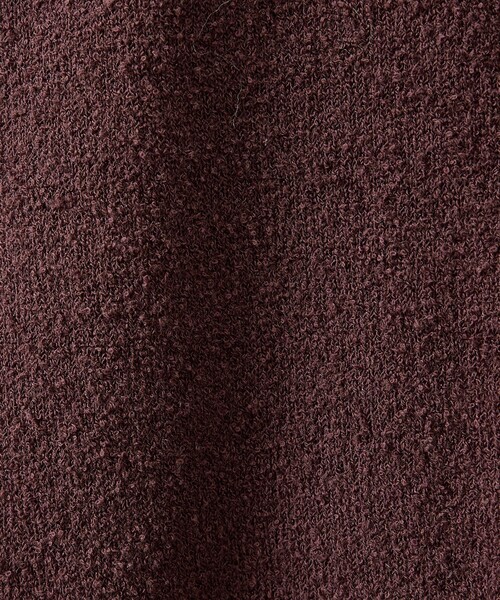 ABAHOUSE（アバハウス）の「コットンブークレー クルーネックニット（ニット/セーター・メンズ・ブラック/オフホワイト/ブラウン・46/48）」の10枚目の写真