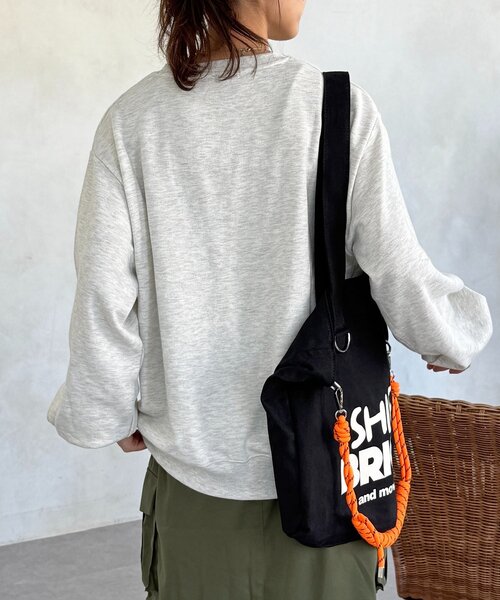 CPCM(シーピーシーエム)の「【U.S. POLO ASSN.】リブライン裏毛スウェット(Tシャツ/カットソー・レディース・グレー/ベージュ/ネイビー/サックスブルー・FREE)」の10枚目の写真