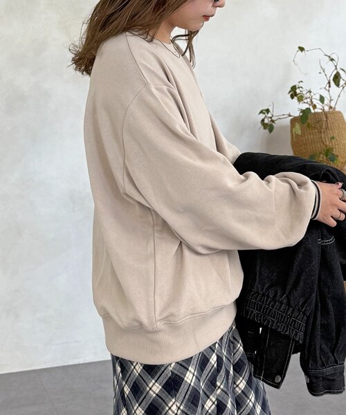 CPCM(シーピーシーエム)の「【U.S. POLO ASSN.】リブライン裏毛スウェット(Tシャツ/カットソー・レディース・グレー/ベージュ/ネイビー/サックスブルー・FREE)」の18枚目の写真