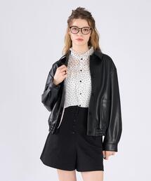 To b. by agnes b. | アニマルフリーレザー ジャケット(その他アウター)