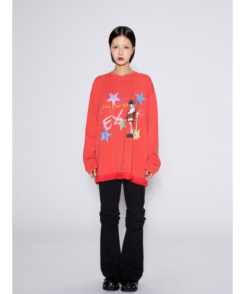 CONY(コール アウト ニューイヤー)の「シャーリングスリムブーツカットパンツ / ブラック(その他パンツ・レディース・その他・ONE SIZE)」の1枚目の写真