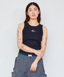 WM STAR LOGO SLEEVELESS TOP black