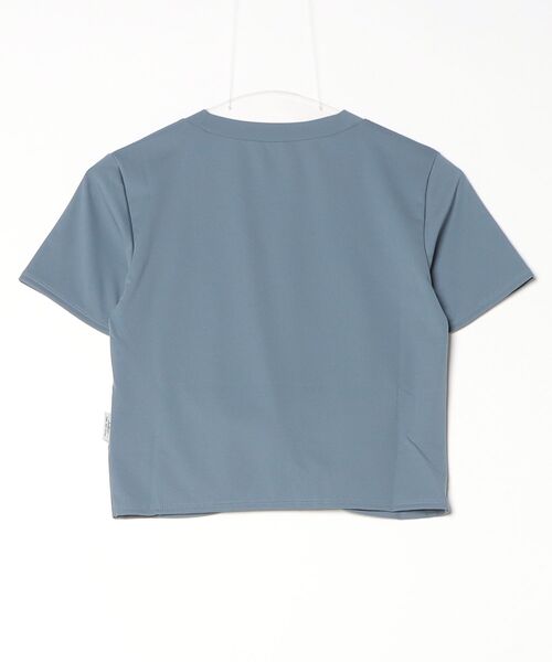 Julier Yoga and Relax(ジュリエヨガアンドリラックス)の「Julier アクティブフローコンパクトTシャツ(Tシャツ/カットソー・レディース・ブラック/ブルー/ホワイト・1/0)」の21枚目の写真