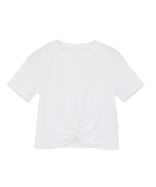 Julier Yoga and Relax(ジュリエヨガアンドリラックス)の「Julier アクティブフローコンパクトTシャツ(Tシャツ/カットソー・レディース・ブラック/ブルー/ホワイト・1/0)」の4枚目の写真