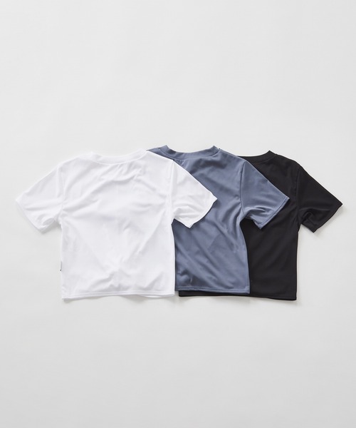 Julier Yoga and Relax(ジュリエヨガアンドリラックス)の「Julier アクティブフローコンパクトTシャツ(Tシャツ/カットソー・レディース・ブラック/ブルー/ホワイト・1/0)」の11枚目の写真