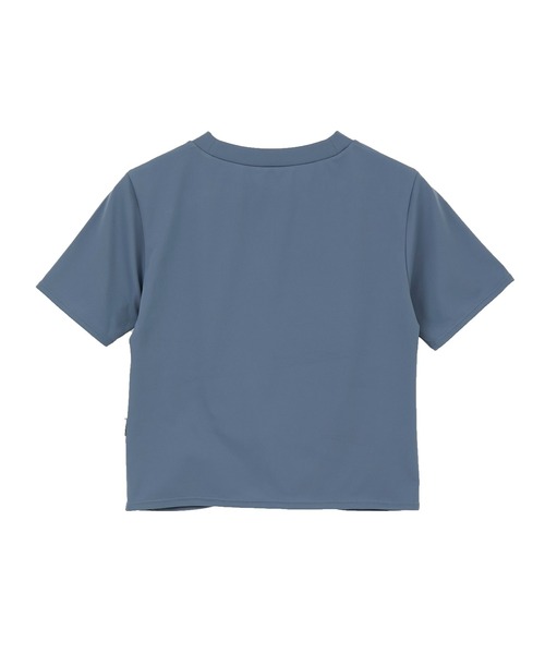 Julier Yoga and Relax(ジュリエヨガアンドリラックス)の「Julier アクティブフローコンパクトTシャツ(Tシャツ/カットソー・レディース・ブラック/ブルー/ホワイト・1/0)」の12枚目の写真