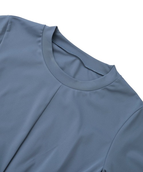 Julier Yoga and Relax(ジュリエヨガアンドリラックス)の「Julier アクティブフローコンパクトTシャツ(Tシャツ/カットソー・レディース・ブラック/ブルー/ホワイト・1/0)」の13枚目の写真