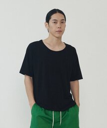 クルーネック半袖Tシャツ(ブラック)